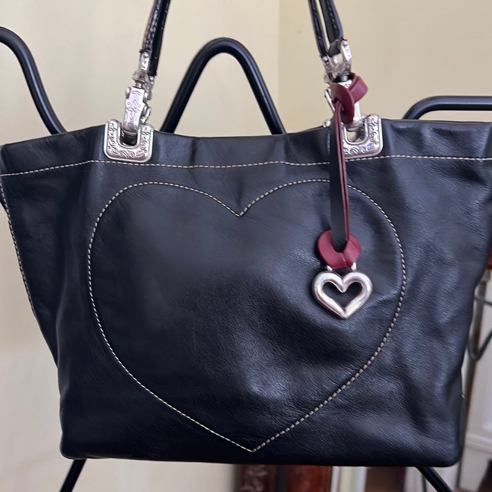 Brighton black heart purse